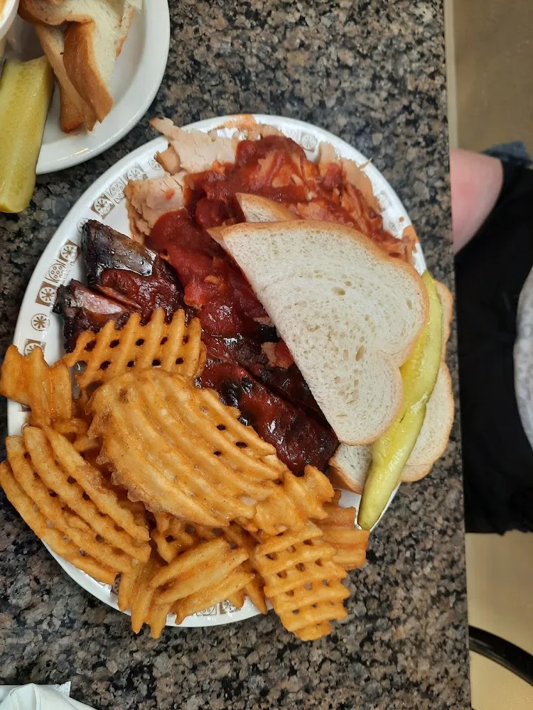 Burnt Ends and Waffle Fries